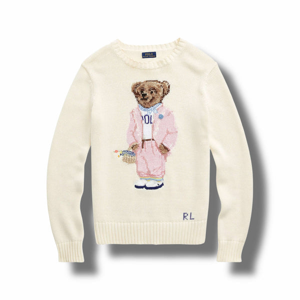 RaIph Lauren Knitwear | Teddy White